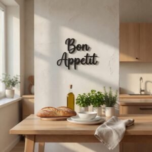 Bon Appetit Kitchen Sign – French Wooden Wall Decor