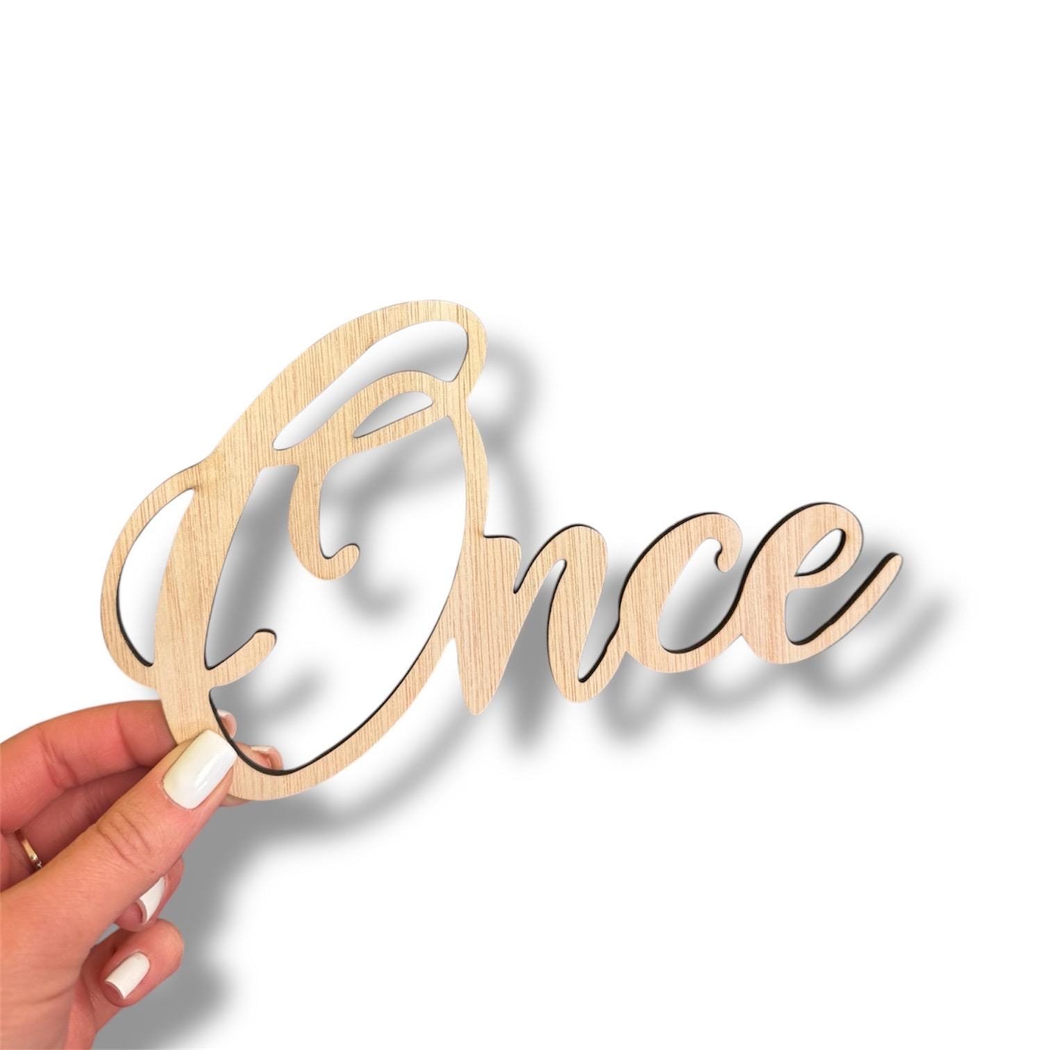 Once Upon a Time Wooden Wall Sign – Storybook Nursery Quote – Plywood Wall Art – Kids Room Decor - Image 5